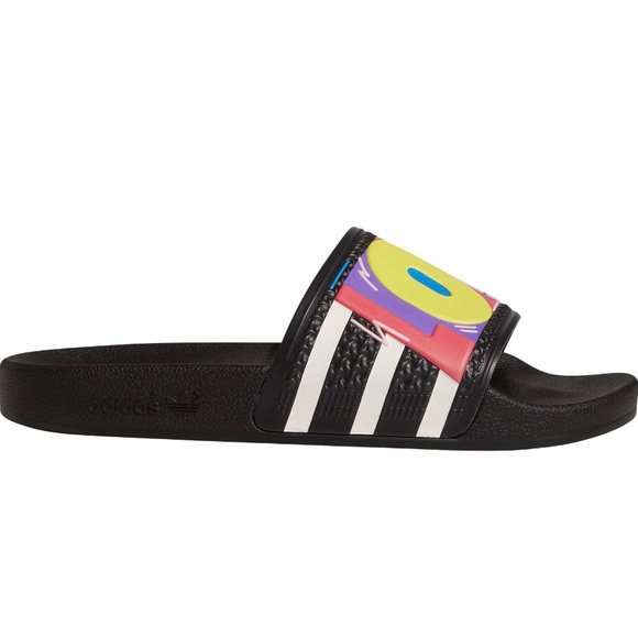 Mens ADIDAS X KRIS ANDREW SMALL Pride Adilette Pride Slide Sandals GX638… - Picture 9 of 10